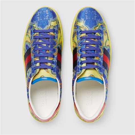 gucci ace floral mens|gucci ace low top sneakers.